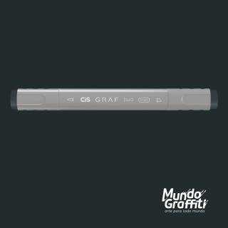 Marcador Cis Graf Duo Brush Cinza Blue Grey BG9