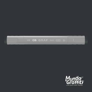 Marcador Cis Graf Duo Brush Cinza Cool Grey CG7