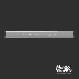 Marcador Cis Graf Duo Brush Cinza Cool Grey CG9