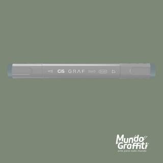Marcador Cis Graf Duo Brush Cinza Green Grey GG3