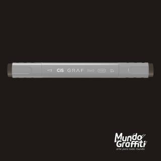 Marcador Cis Graf Duo Brush Marrom Warm Grey WG8