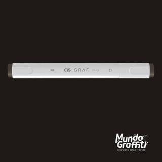Marcador Cis Graf Duo Marrom Warm Grey WG8