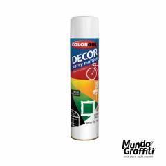 Tinta Spray Colorgin Decor 8841 Branco Fosco 360ml