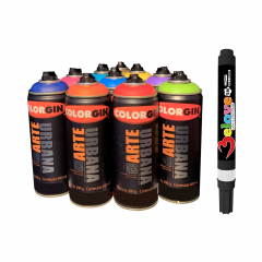Kit Tinta Spray para Pintura com 10 latas (Cores a escolha) + 1 Belove 5M brinde