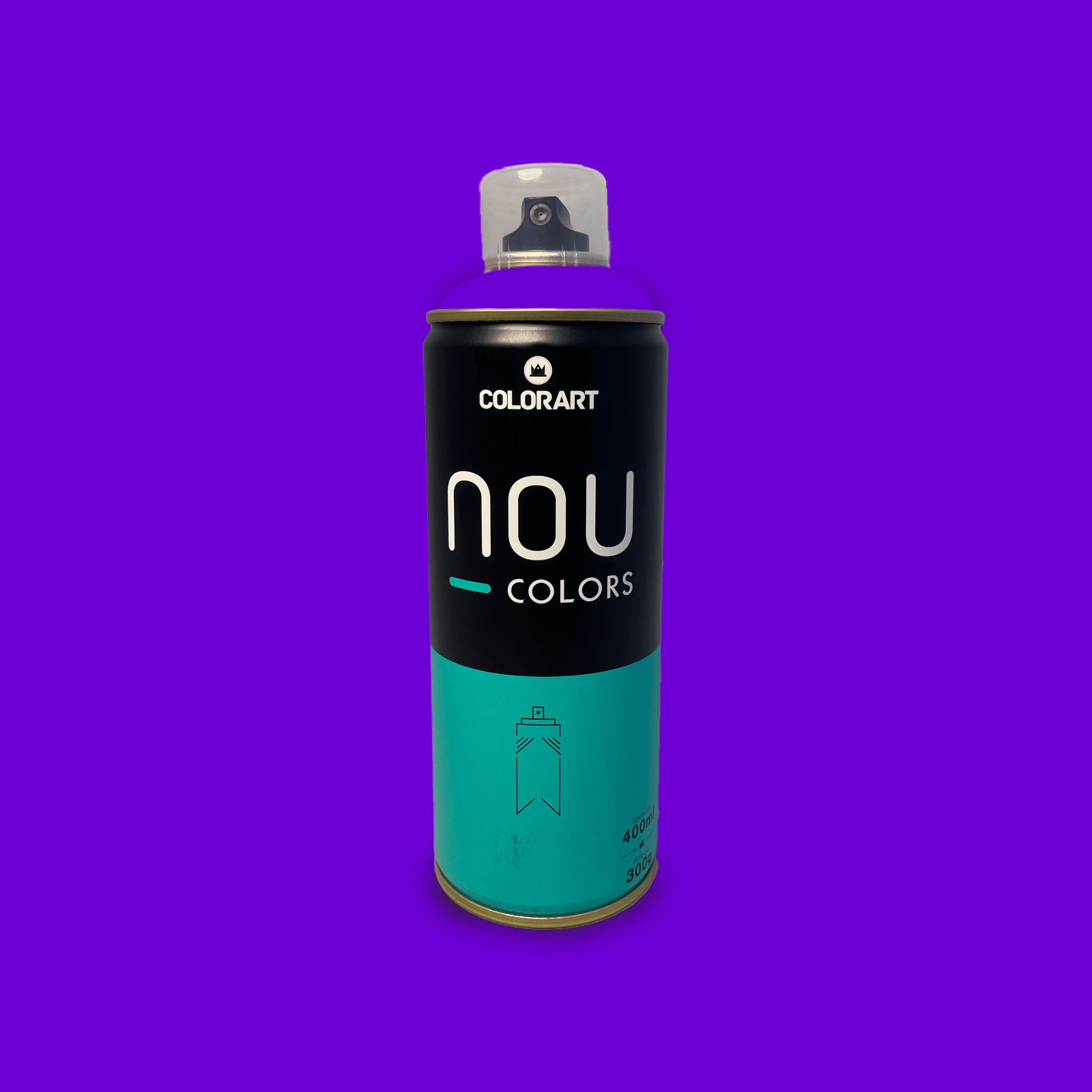 Tinta Spray Nou Colors 70273 Violeta Luminoso 400ml - Mundo Grafite