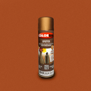 Tinta Spray Colorgin Efeitos Texturizados Aço Corten 2702 300ml