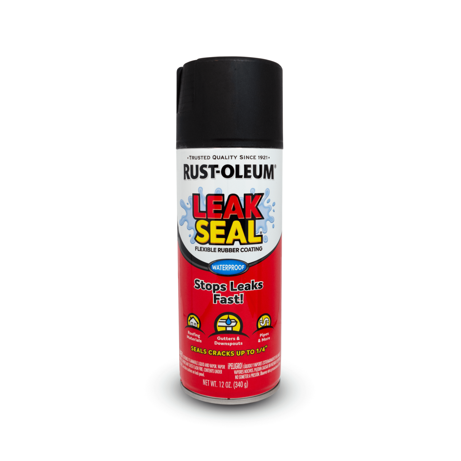 Spray Impermeabilizante cor Preto Fosco 340g Rust Oleum