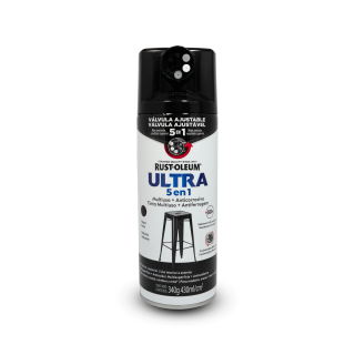 Tinta Spray Ultra Preto Brilhante 5X1 430ml Rust Oleum