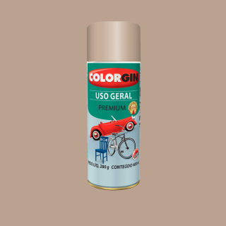Tinta Spray Colorgin Uso Geral 55251 Bege Amendoa 400ml