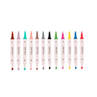 Kit Cis Flow c/12 Marcadores (Cores a Sua Escolha)