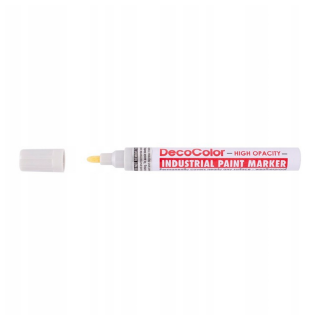 Marcador Industrial Permanente Uchida Paint Marker Branco