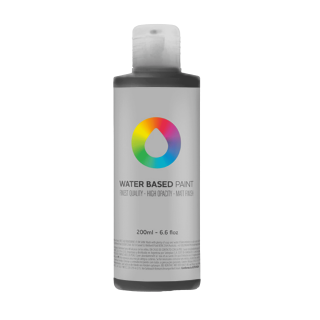 Recarga para Marcadores base agua Preta 200ml MTN