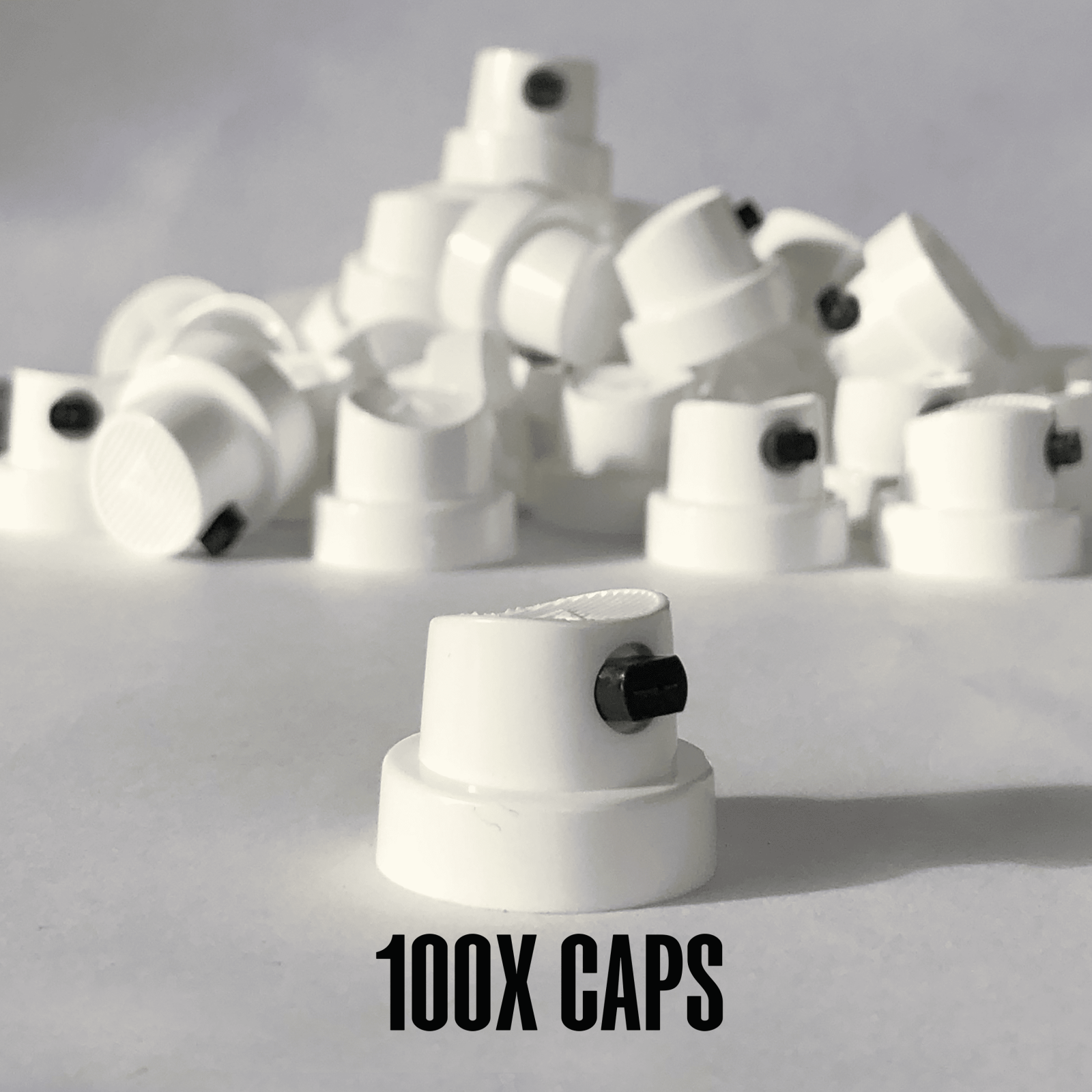 kit 100 Bico/Cap p/Spray Transversal 1,5cm ou 6cm MTN - Mundo Grafite