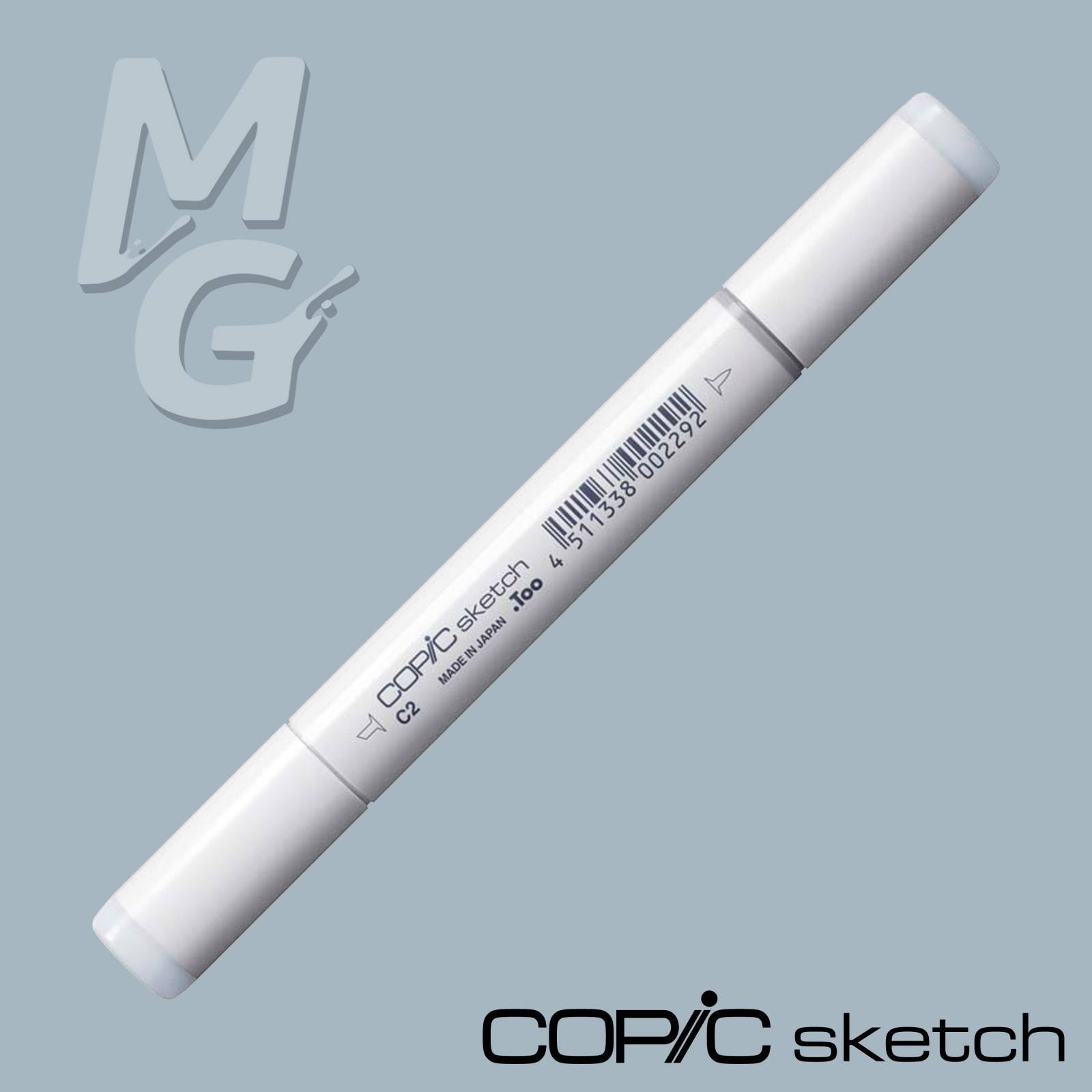 Marcador Copic Sketch Cool Grey C-2 - Mundo Grafite