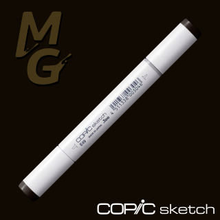Marcador Copic Sketch Dark Bark E49 - Mundo Grafite