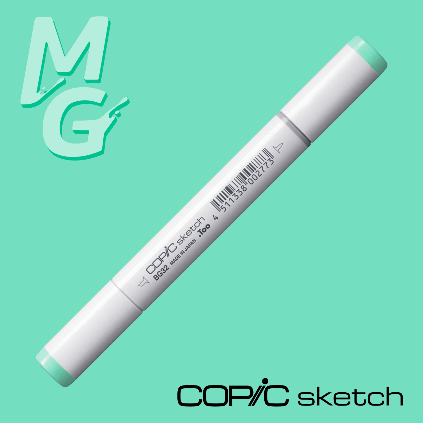 Marcador Copic Sketch Aqua Mint BG32 - Mundo Grafite
