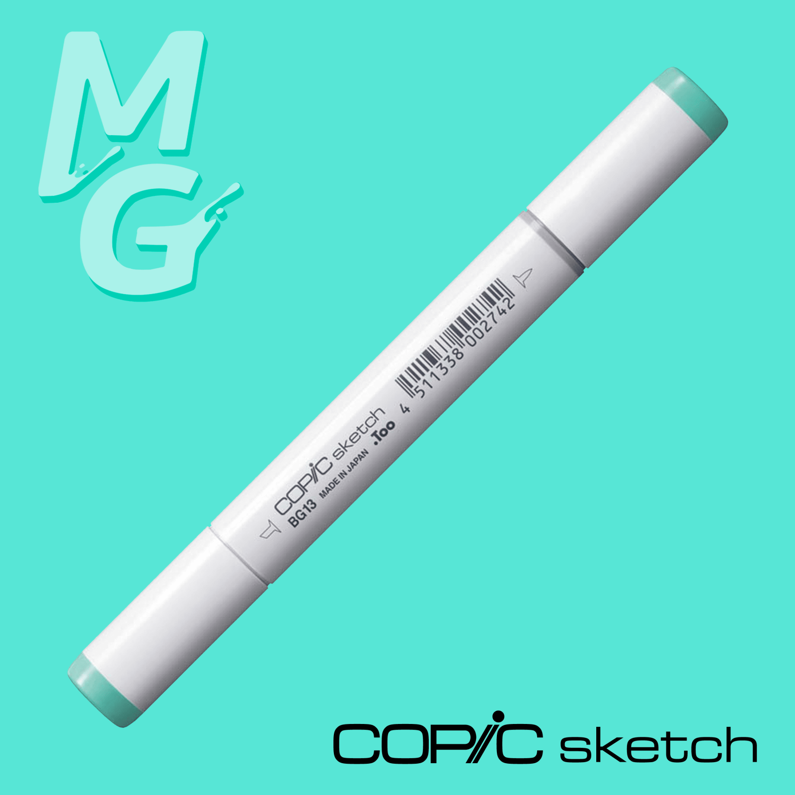 Marcador Copic Sketch Mint Green BG13 - Mundo Grafite