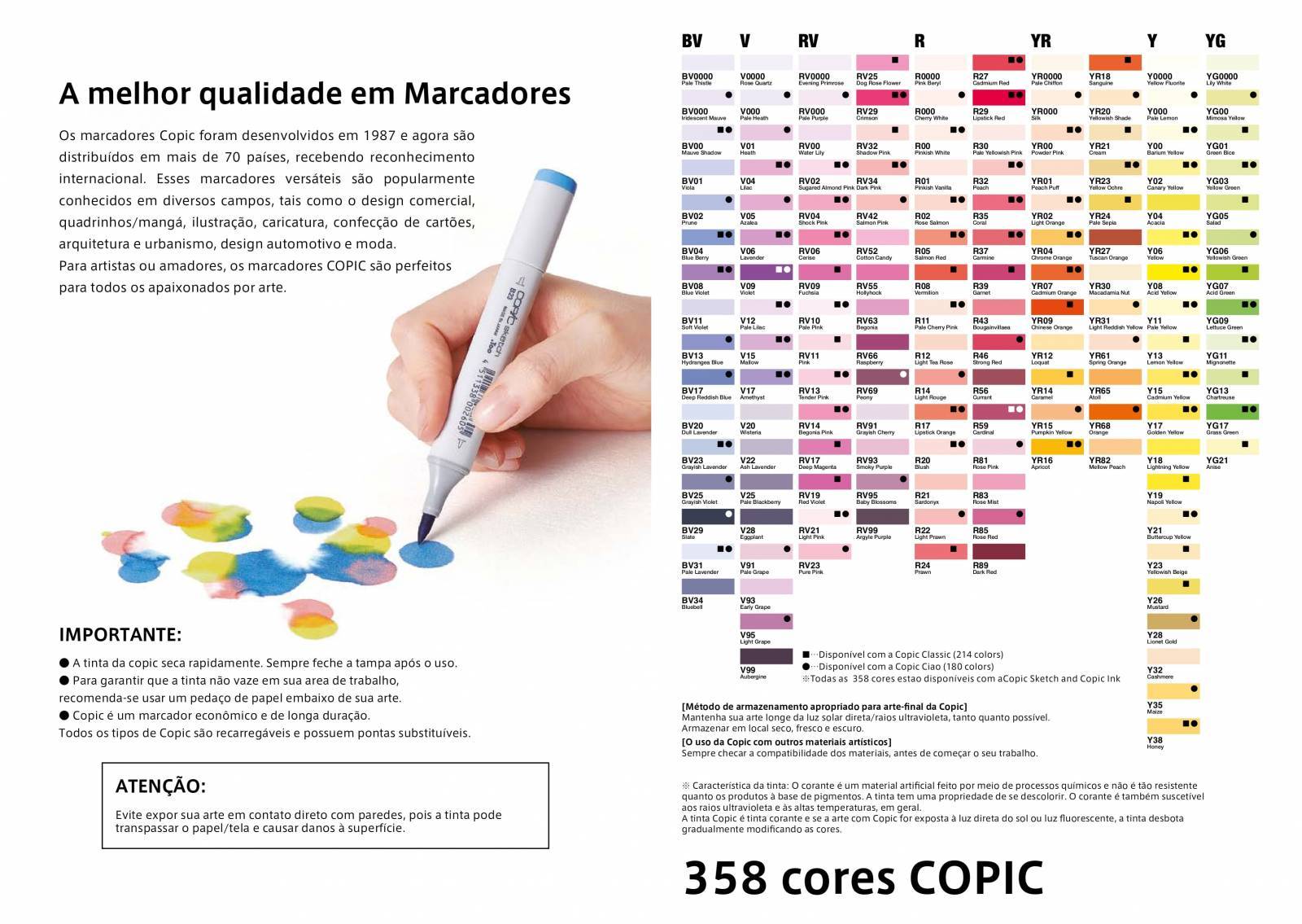Recarga Copic Ink Pale Thistle BV0000 - Mundo Grafite