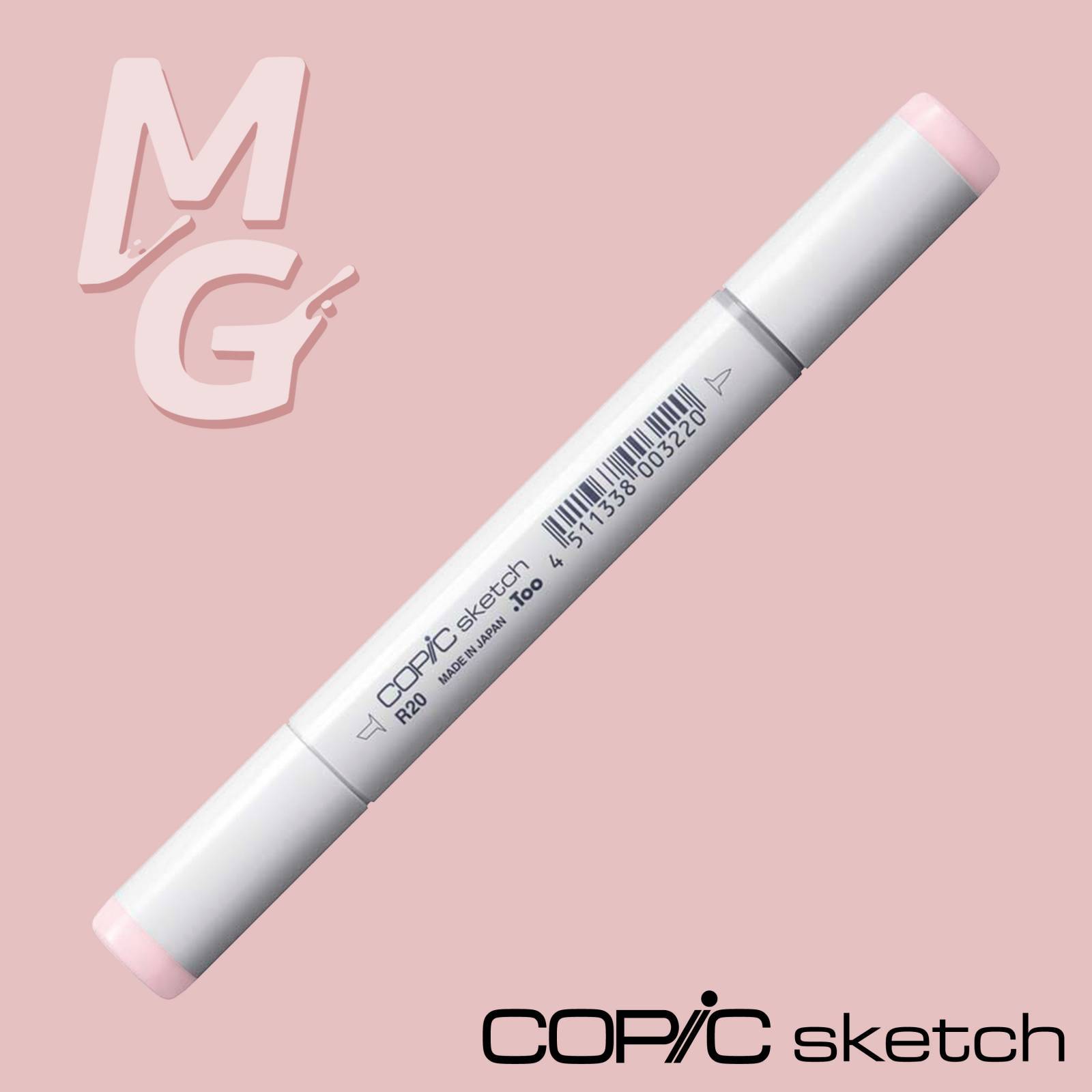 Marcador Copic Sketch Blush R20 - Mundo Grafite