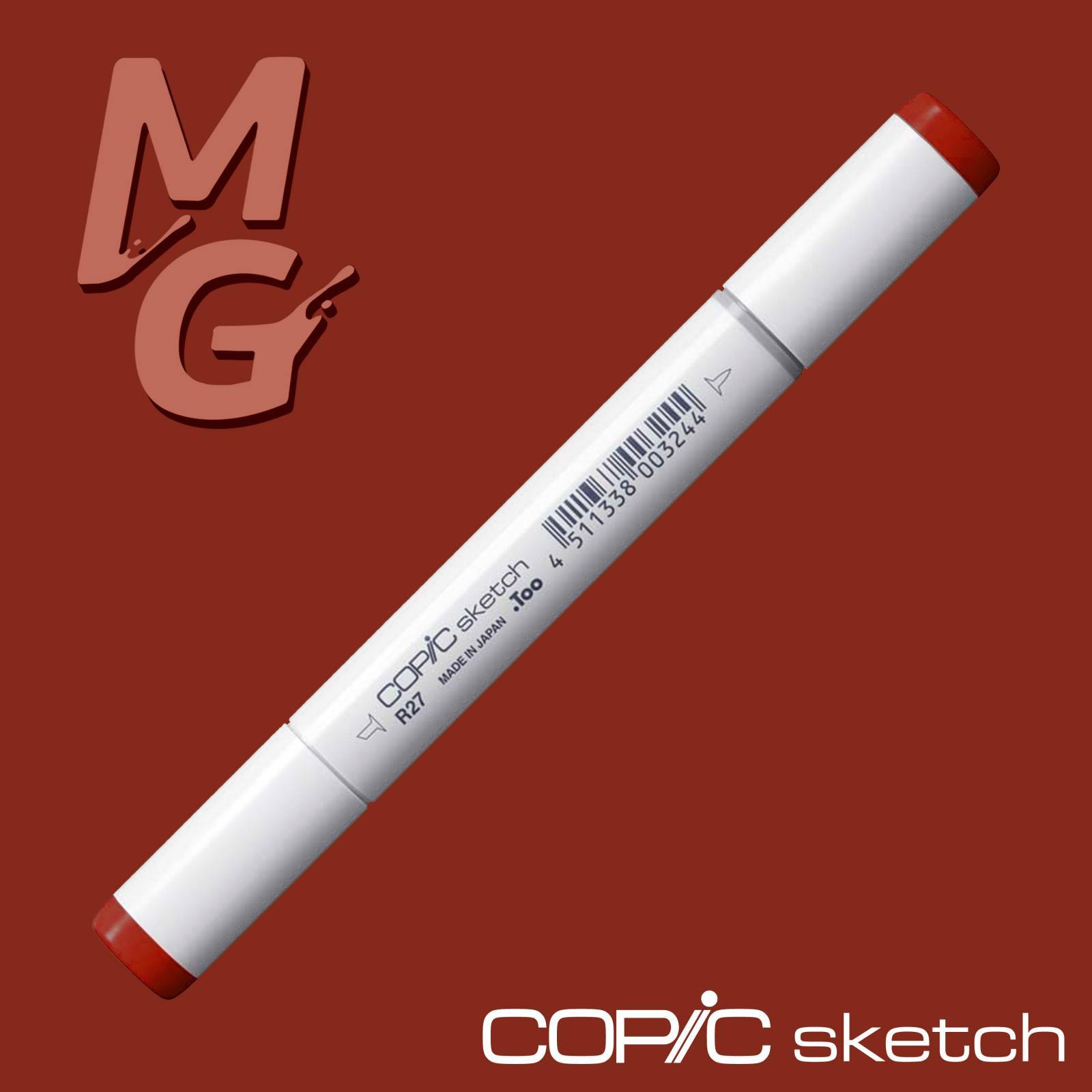 Copic150本＋ミリペンまとめ売り Marcador Copic Sketch Cadmium Red R27 - Mundo Grafite