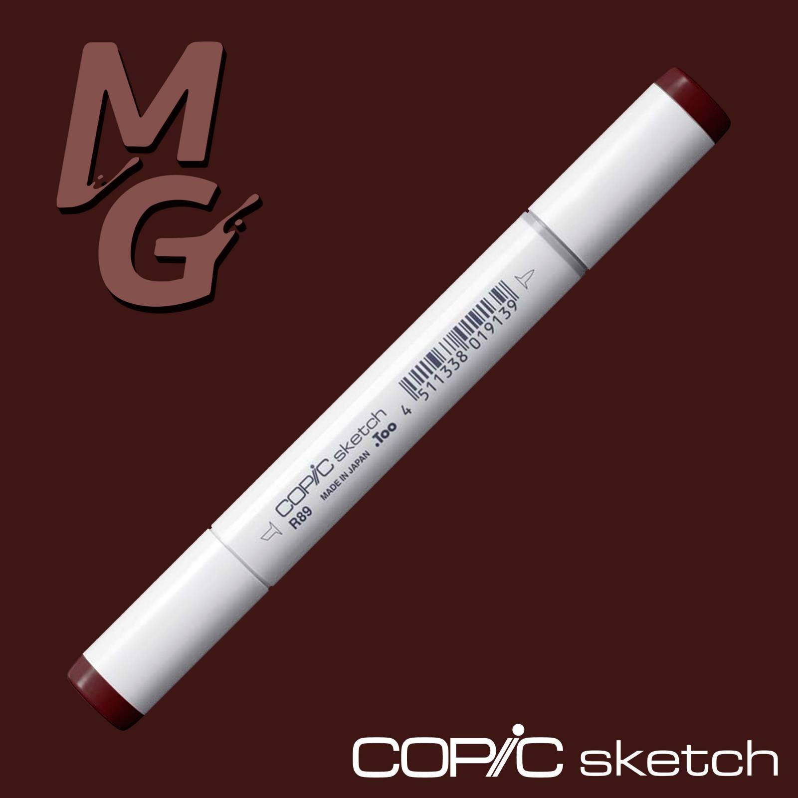 Marcador Copic Sketch Dark Red R89 - Mundo Grafite