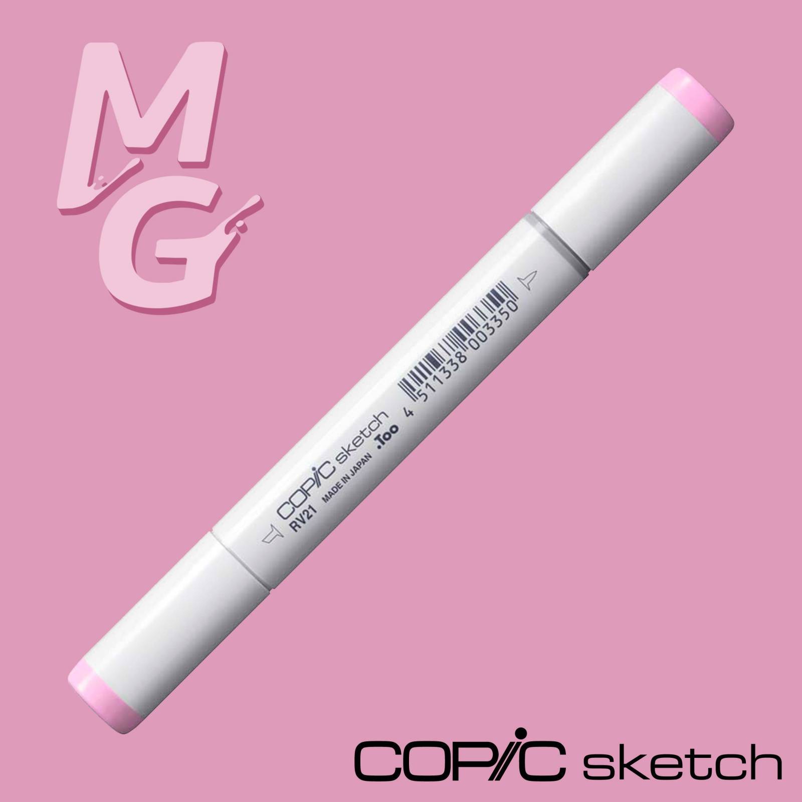 Marcador Copic Sketch Light Pink RV21 - Mundo Grafite