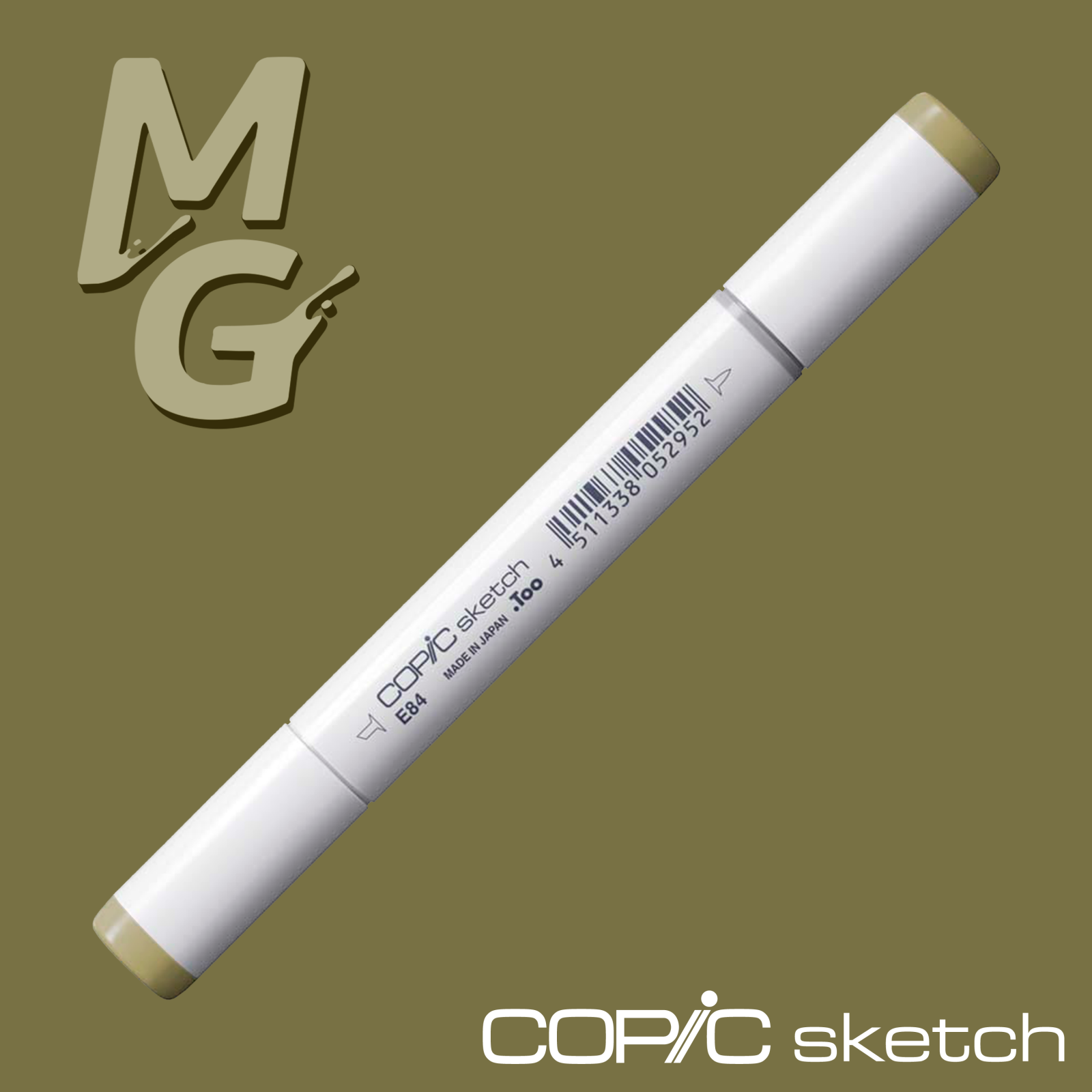 Marcador Copic Sketch Khaki E84 - Mundo Grafite