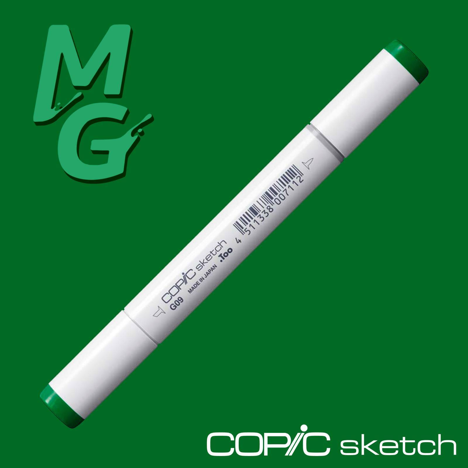 Marcador Copic Sketch Veronese Green G09 - Mundo Grafite