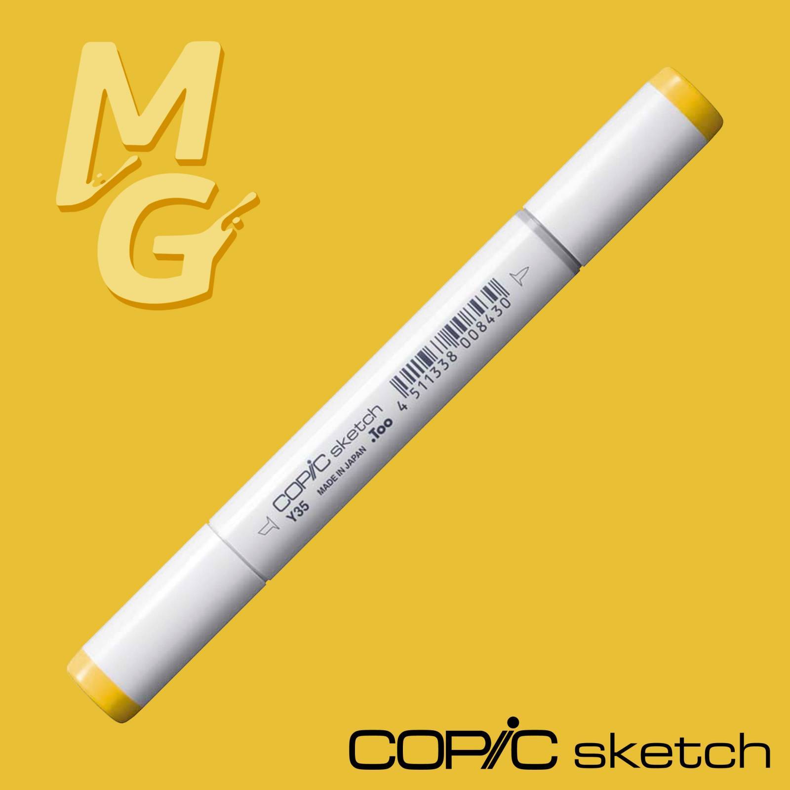 Marcador Copic Sketch Maize Y35 - Mundo Grafite