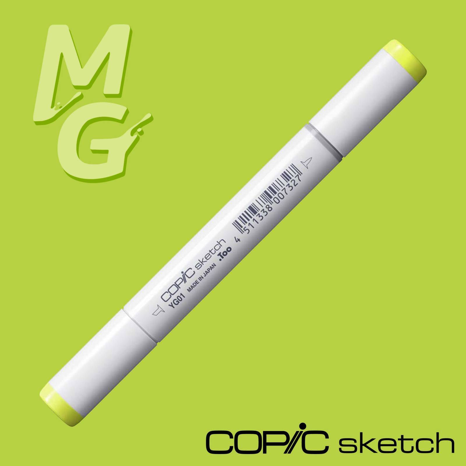 Marcador Copic Sketch Green Bice YG01 - Mundo Grafite