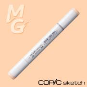 Marcador Copic Sketch Peach Puff YR01 - Mundo Grafite