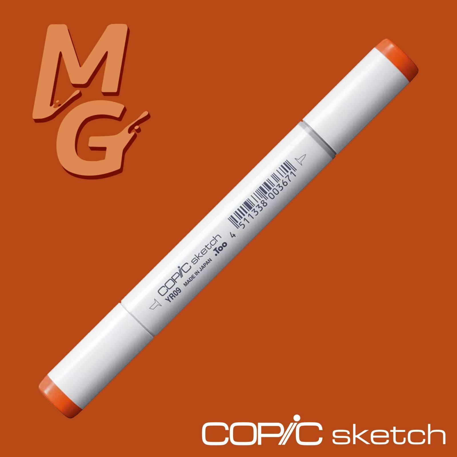 Marcador Copic Sketch Chinese Orange YR09 - Mundo Grafite