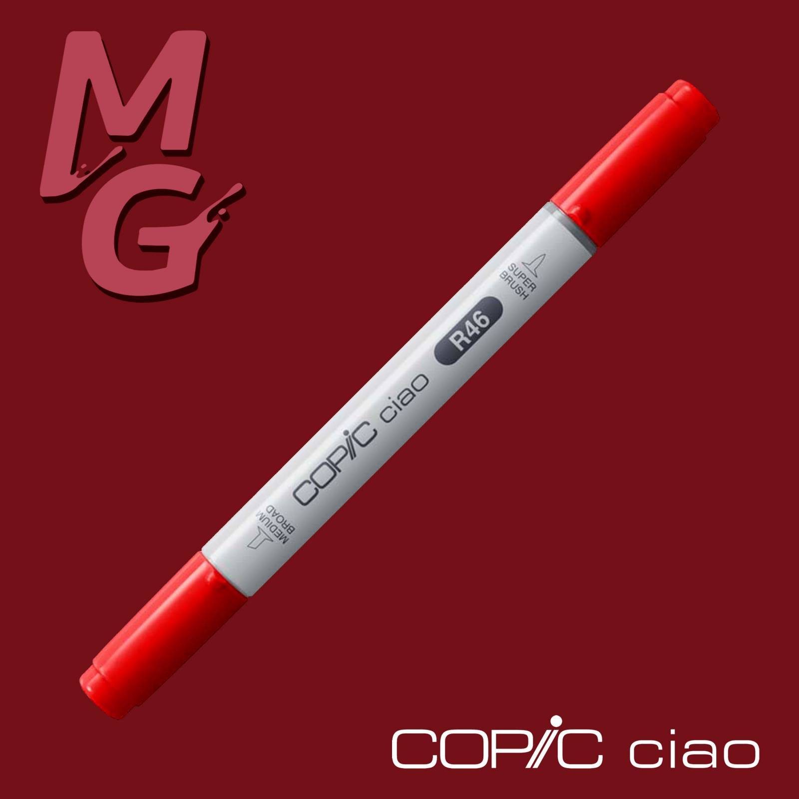 [chiho]リーニン Hec6000 4U Marcador Copic Ciao Strong Red R46 - Mundo Grafite