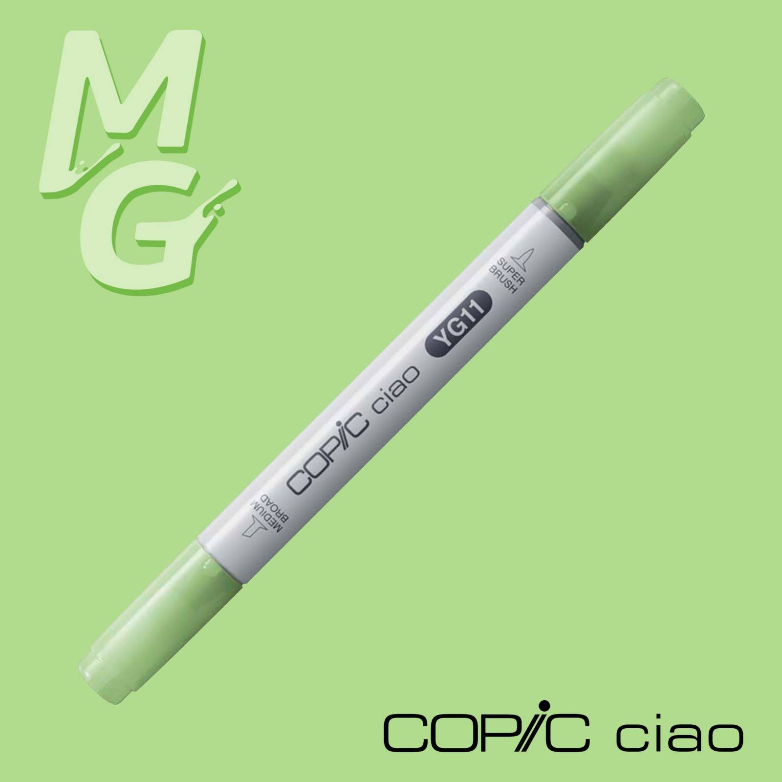 mayuミリダーリグリーン0 Marcador Copic Ciao Mignonette YG11 - Mundo Grafite