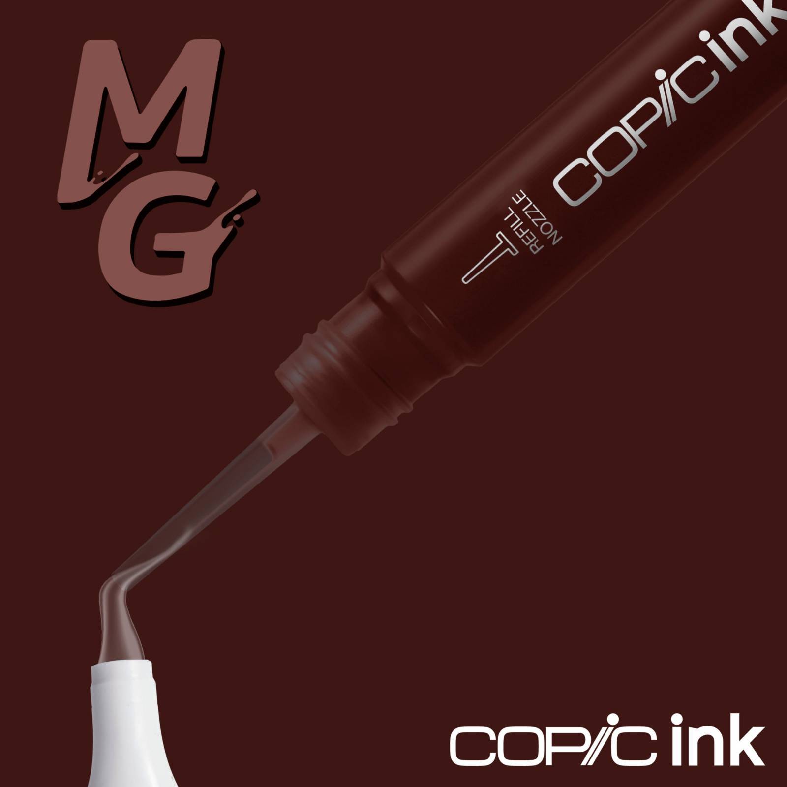 Copic Marker R89 Recarga Copic Ink Dark Red R89 - Mundo Grafite