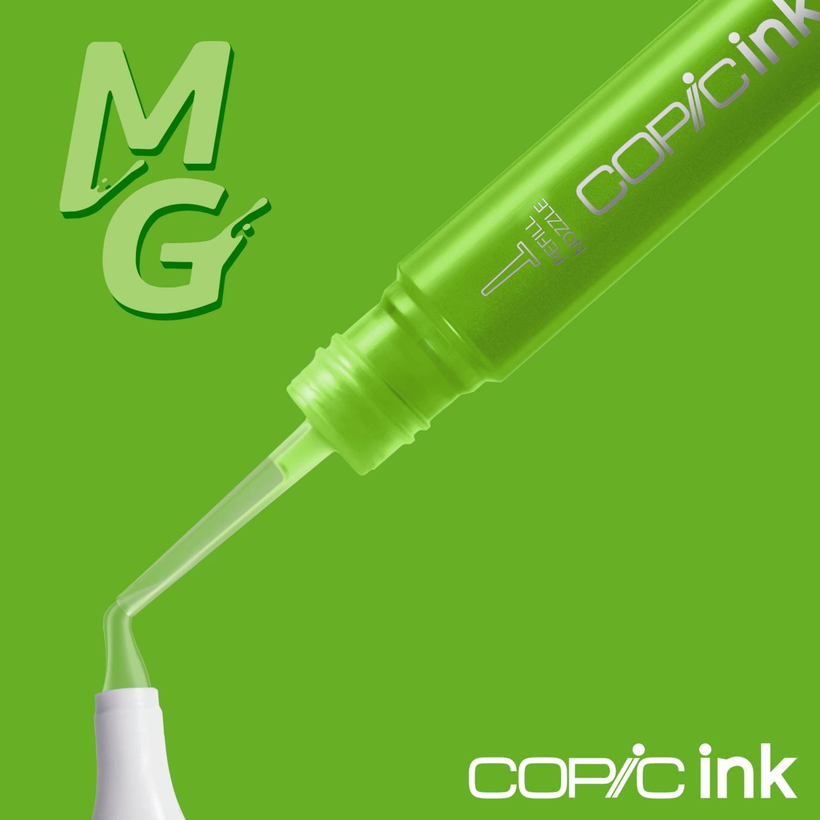 Recarga Copic Ink Acid Green YG07 - Mundo Grafite