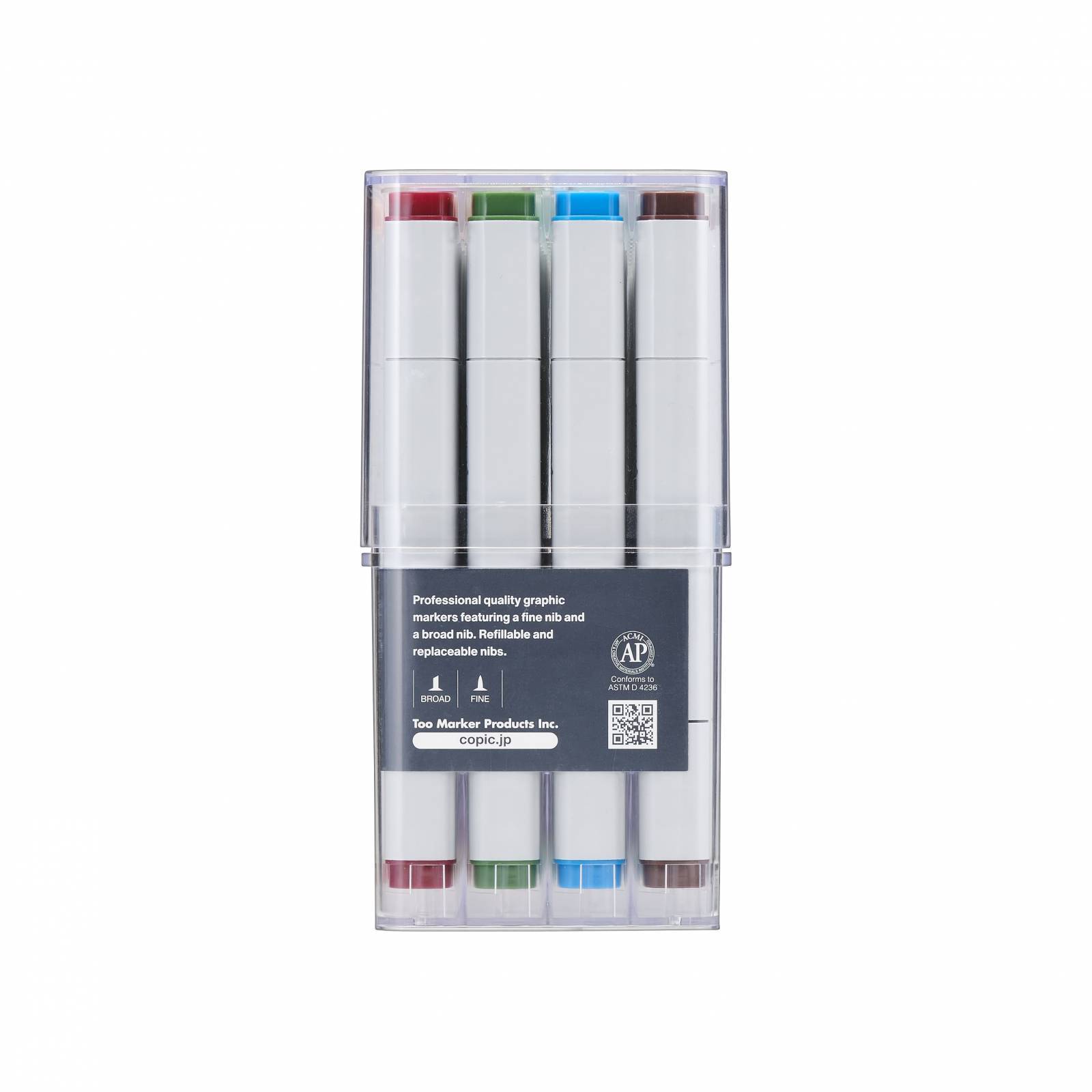 Estojo Marcador Copic Classic 72 Cores Set C - Mundo Grafite