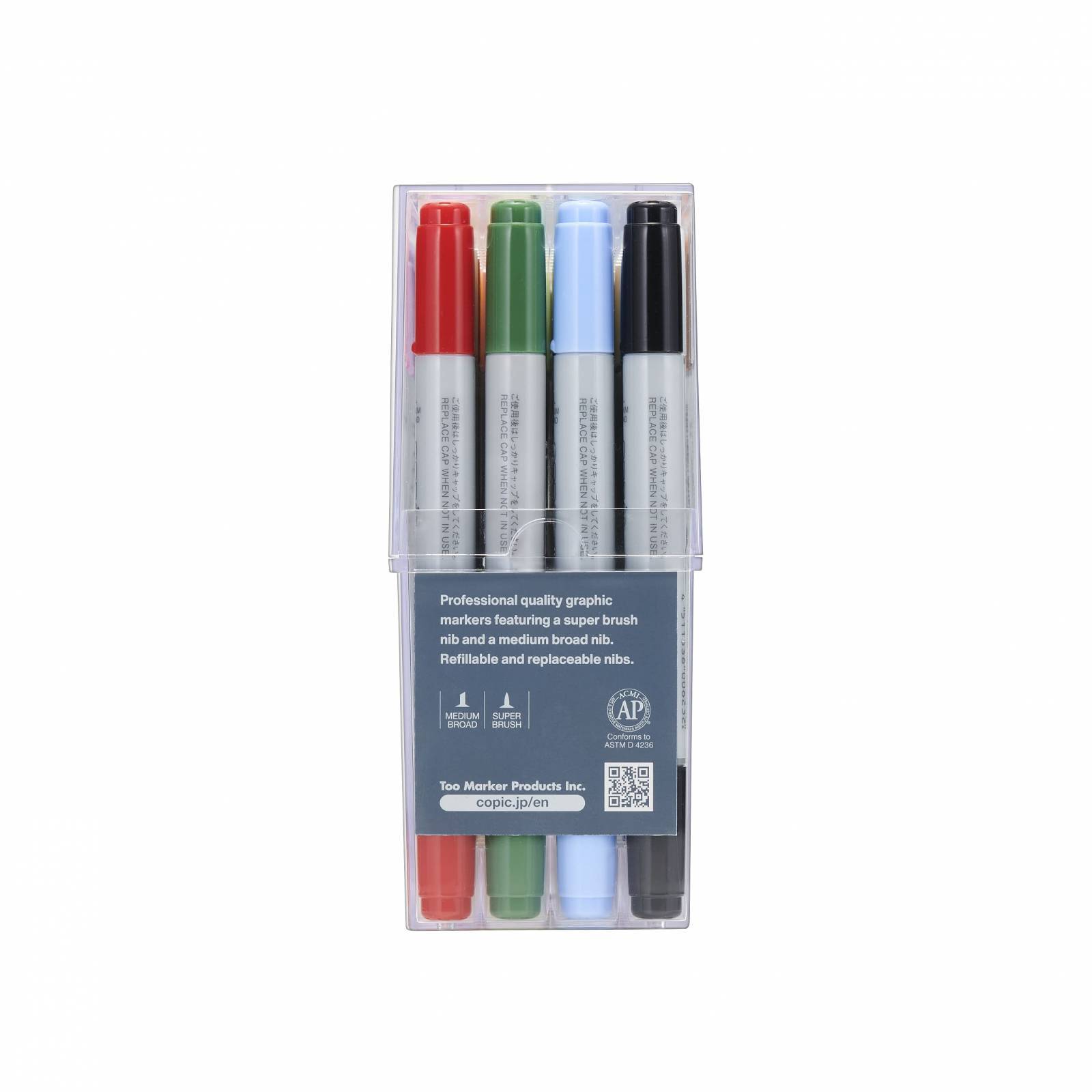 MAMUANG × copic ciao 限定 Marcador Copic Ciao Tons Azul, Verde (B, BG, G, YG