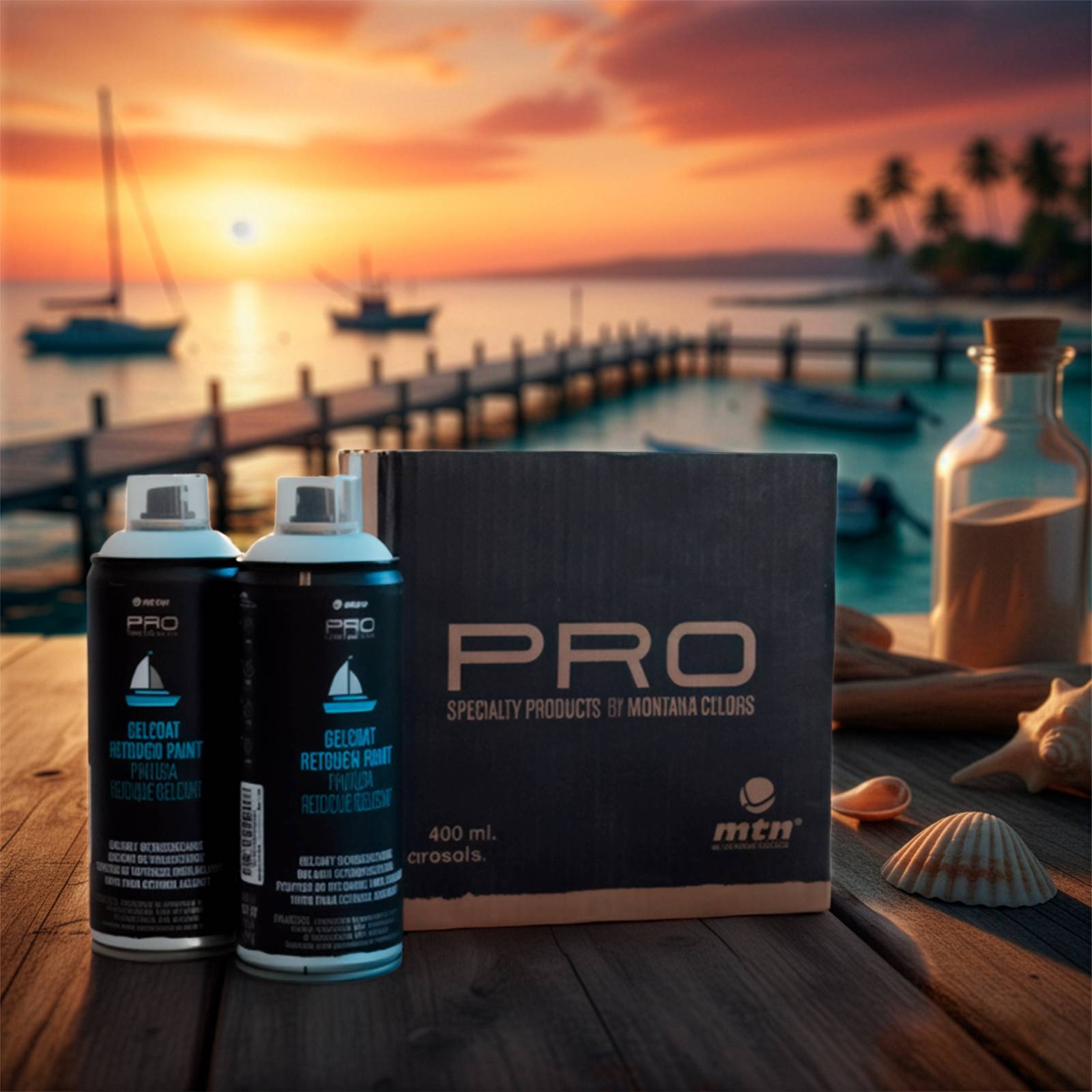 Spray Retoque Gel Coat Branco Brilhante MTN Pro 400ml - Mundo Grafite