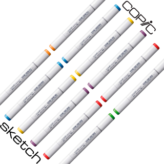 kit 12 Marcadores COPIC Sketch Cores a sua Escolha