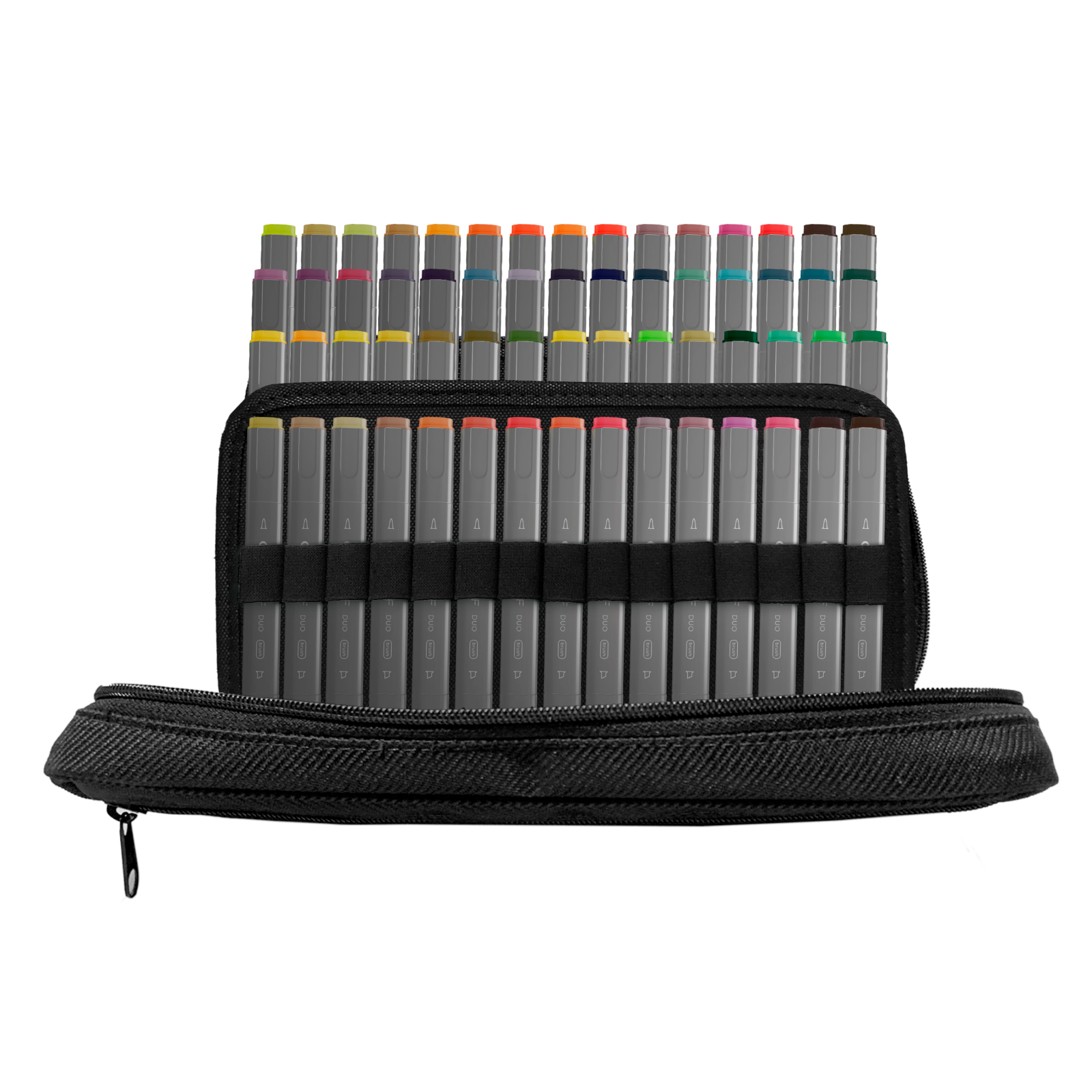 Estojo Cis Graf Duo Brush c/60 Marcadores - Mundo Grafite