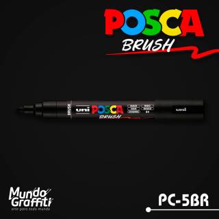 Caneta Posca 5M Brush Preta