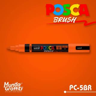 Caneta Posca 5M Brush Laranja