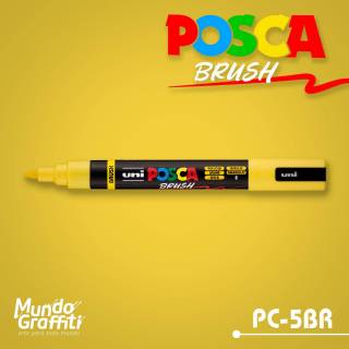 Caneta Posca 5M Brush Amarela