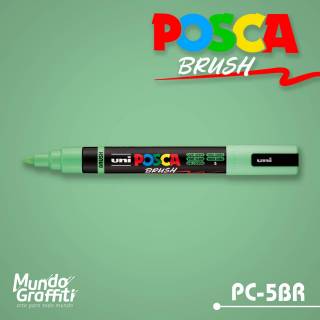 Caneta Posca 5M Brush Verde Claro