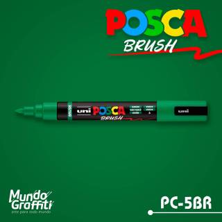 Caneta Posca 5M Brush Verde