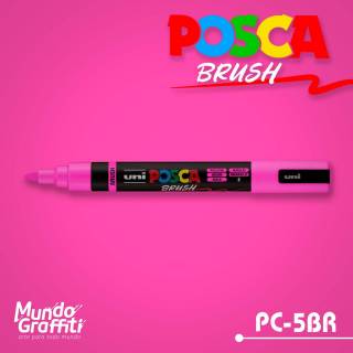 Caneta Posca 5M Brush Rosa