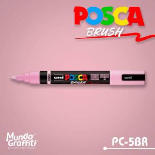 Caneta Posca 5M Brush Rosa Claro