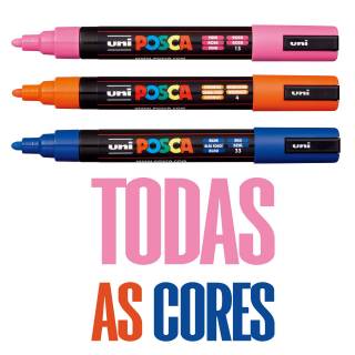 kit posca 5m all colors/ todas as cores