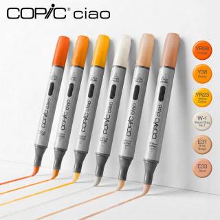 kit copic ciao com 6 canetas - Deserto Dourado 